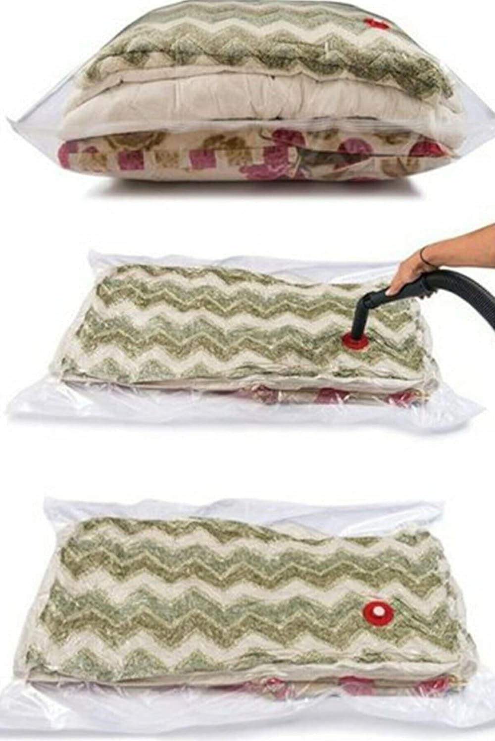 Özkaya Store Pratik Kullanım 73X130 Vakumlu Hurç Yorgan Hurç Yastık Baza Altı Hurcu 1410