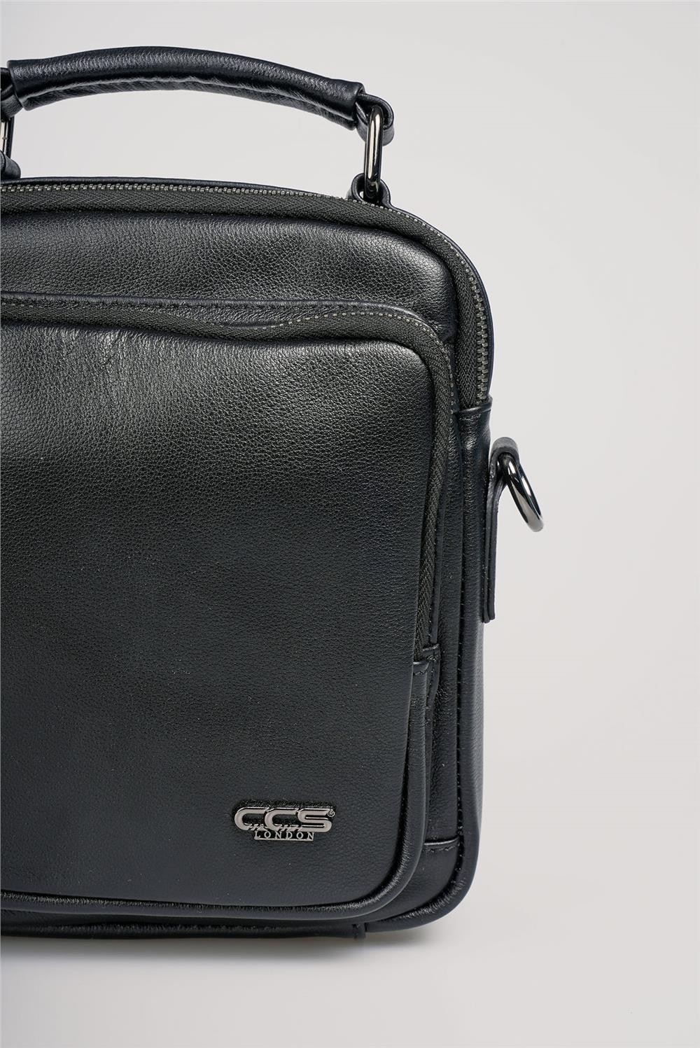 Ççs 31592 Hakiki Deri Askılı Çanta görsel 4