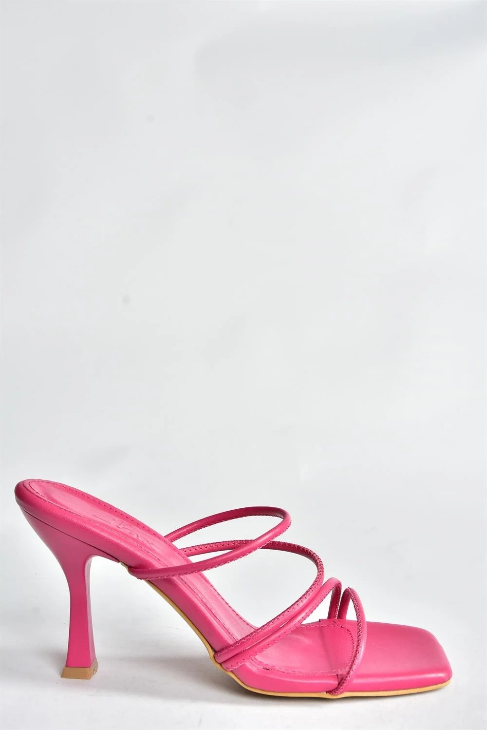 Fox Shoes Fuşya Kalın Topuklu Kadın Ayakkabı P590033909 görsel 6