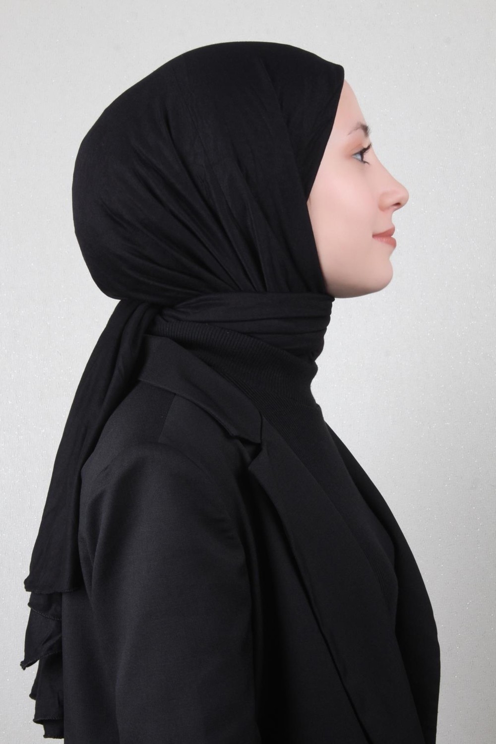 Eşarppark Penye Şal 2552-6 Siyah görsel 2