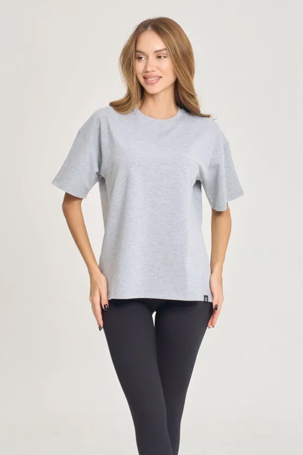 Trendypassion Only Trendwear Unisex Pamuklu Oversize Basic Tshirt görsel 2