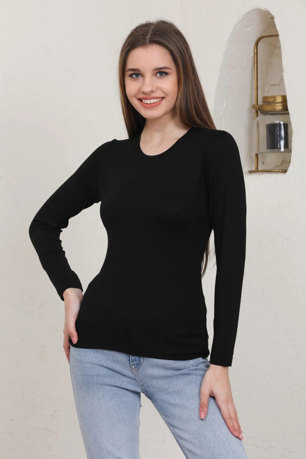 Nur Collection Nur Sıfıryaka Viskon Penye Badi