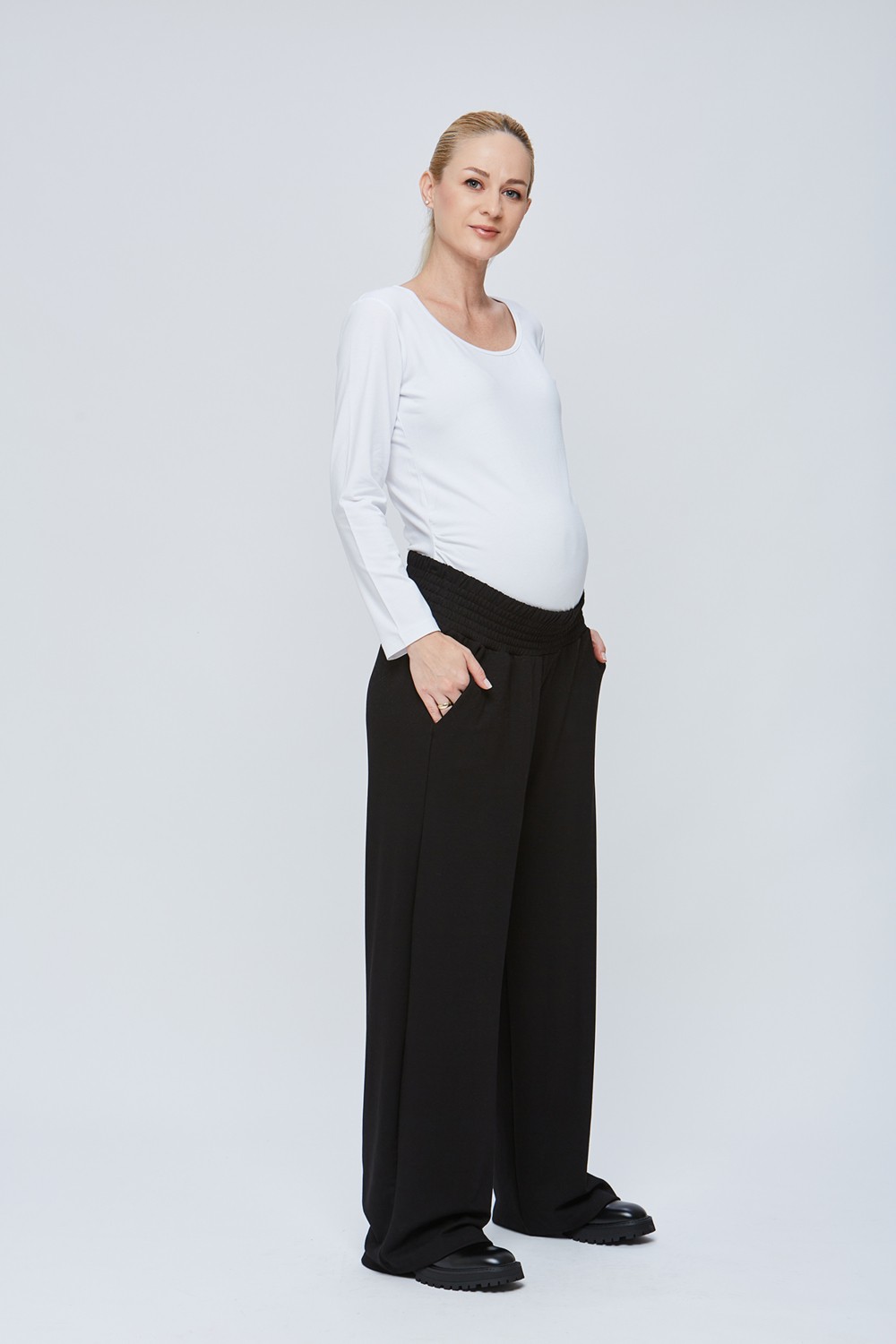 Motherway Hamile Kışlık Içi Şardonlu Before/after Pantolon görsel 3