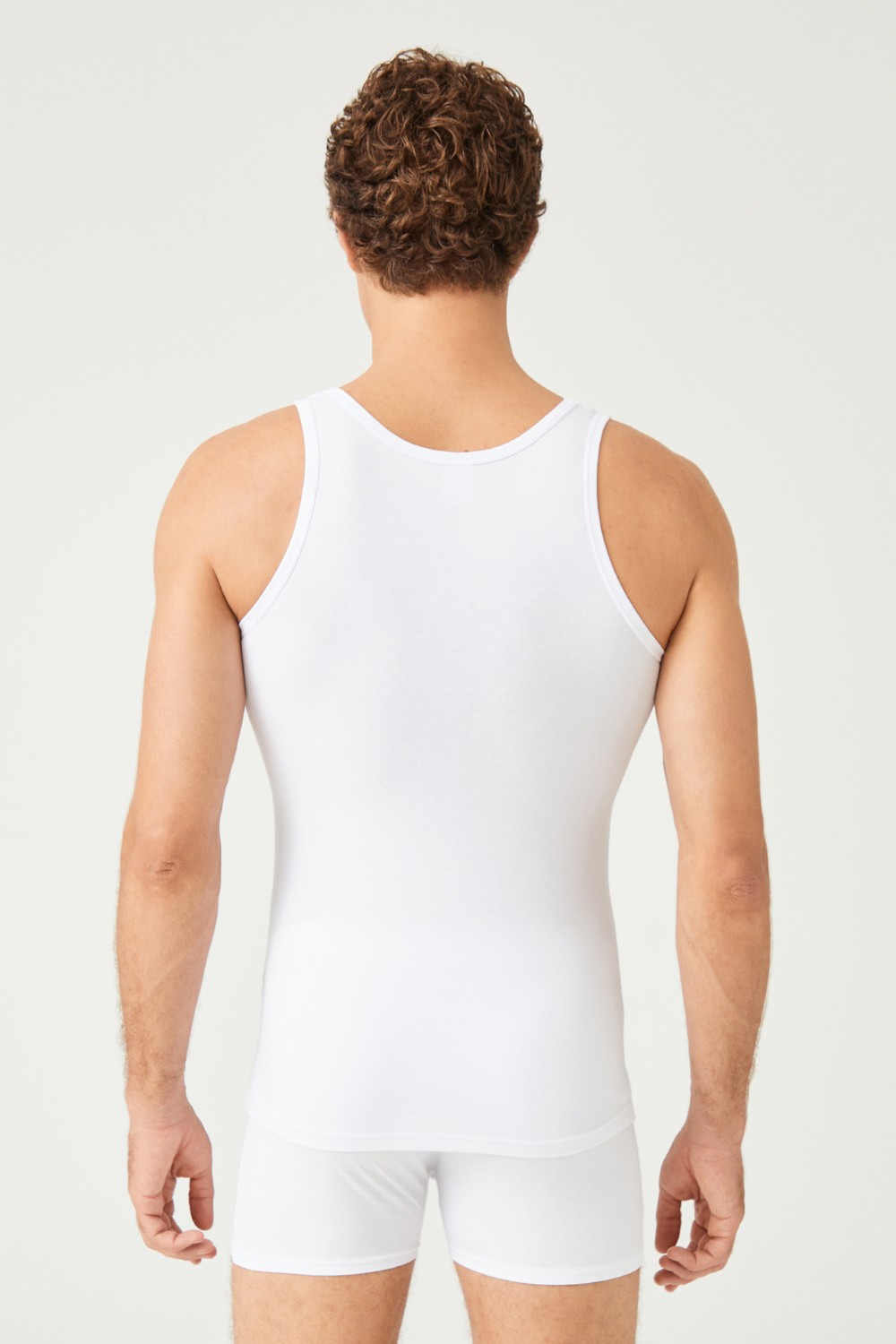 FSM 1453 Fsm1453 Erkek Pamuklu Süprem Penye Slim Fit Likralı Atlet 6'lı - 1002 görsel 6