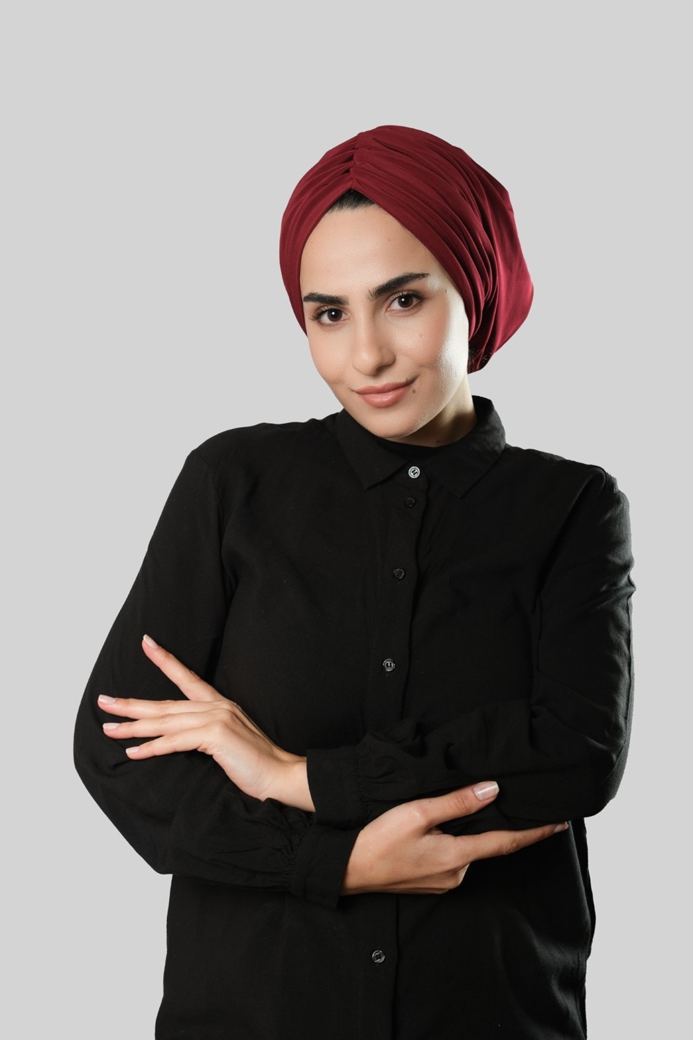 Hürrem Bone Taş Drapeli Salaş Tesettür Bone Sandy Büzgülü 2315_46