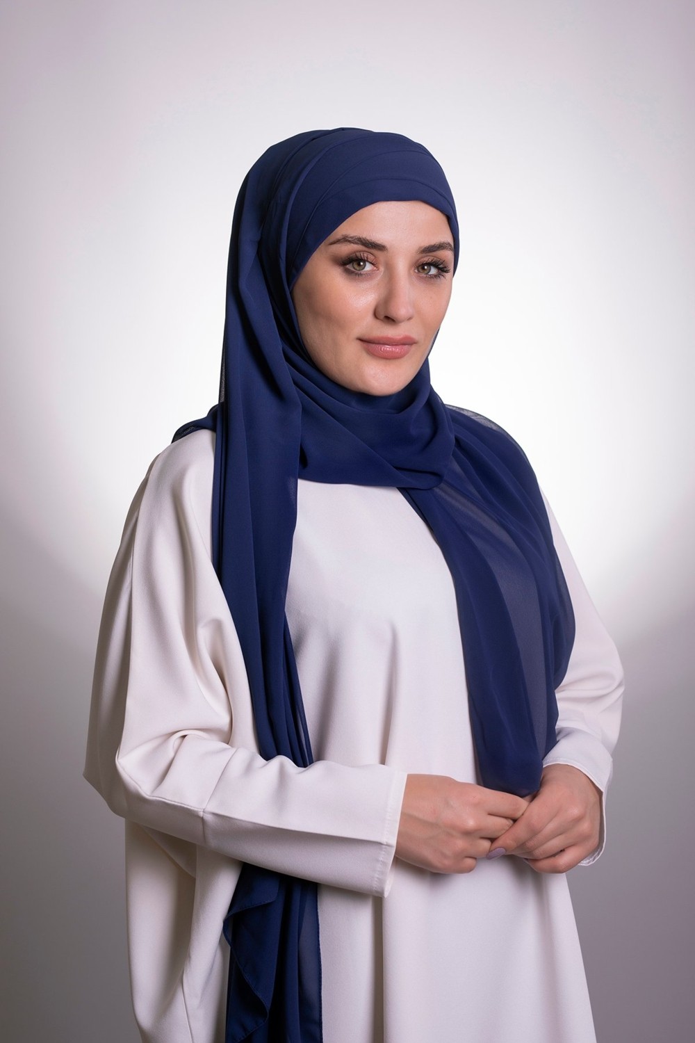 Hürrem Bone Bordo Pratik Hazır Geçmeli Bone Şal Şifon Çapraz 2001_16