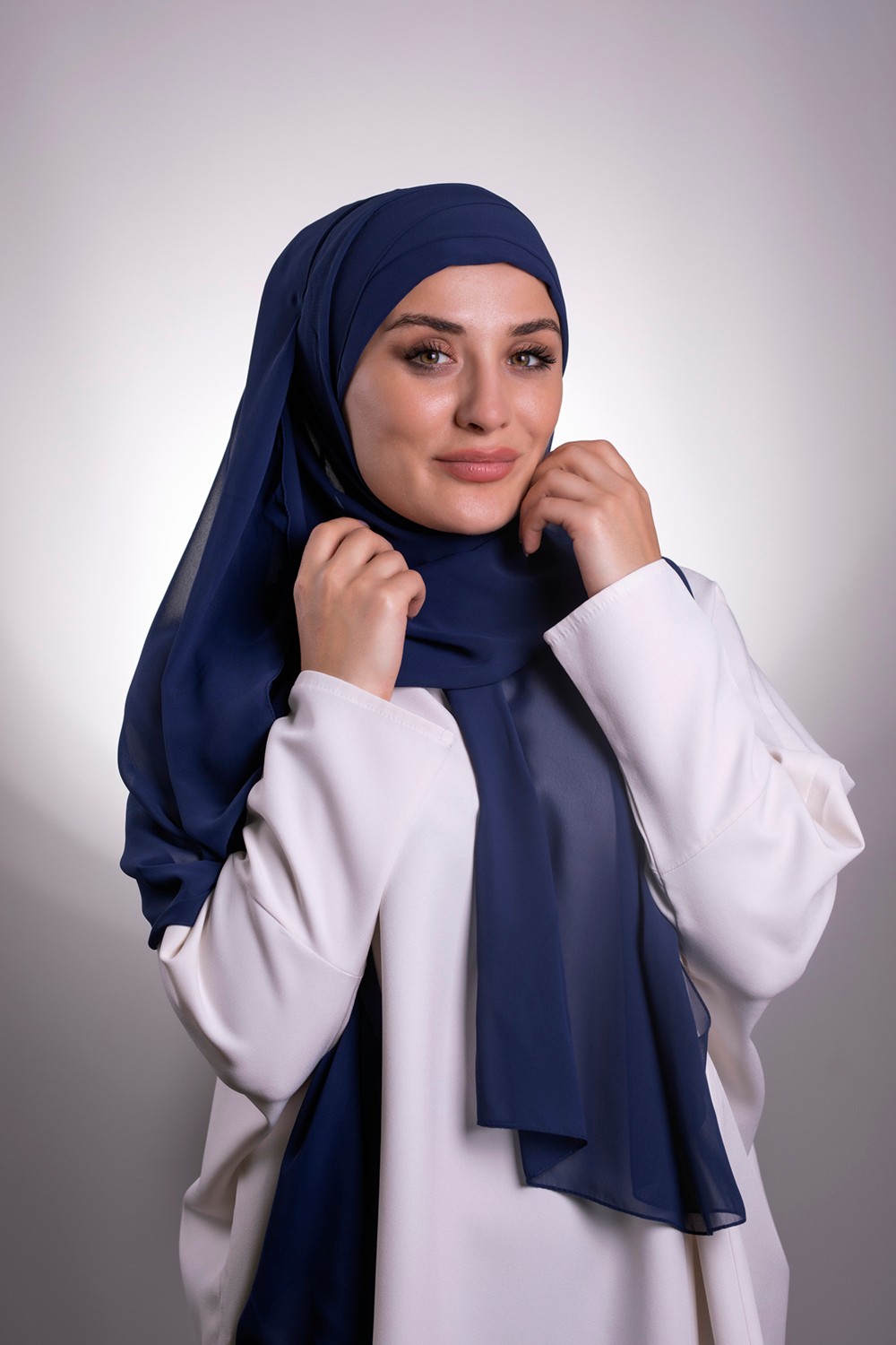 Hürrem Bone Bordo Pratik Hazır Geçmeli Bone Şal Şifon Çapraz 2001_16 görsel 2