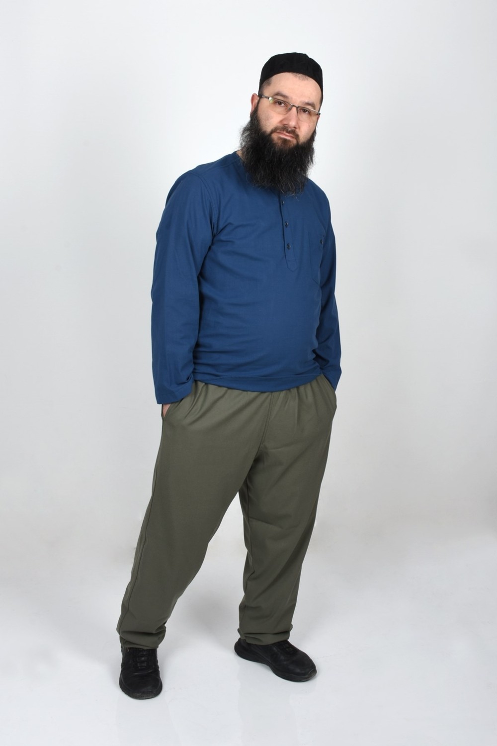 Umre Market Saffan Likralı Şalvar -8d