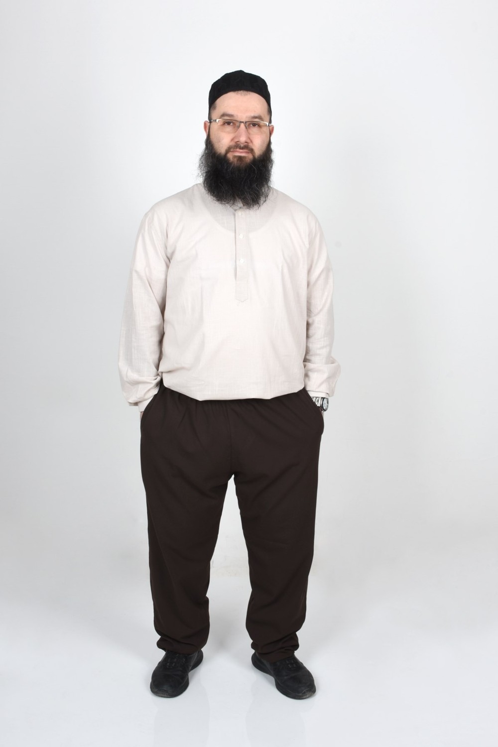 Umre Market Saffan Likralı Şalvar -8d