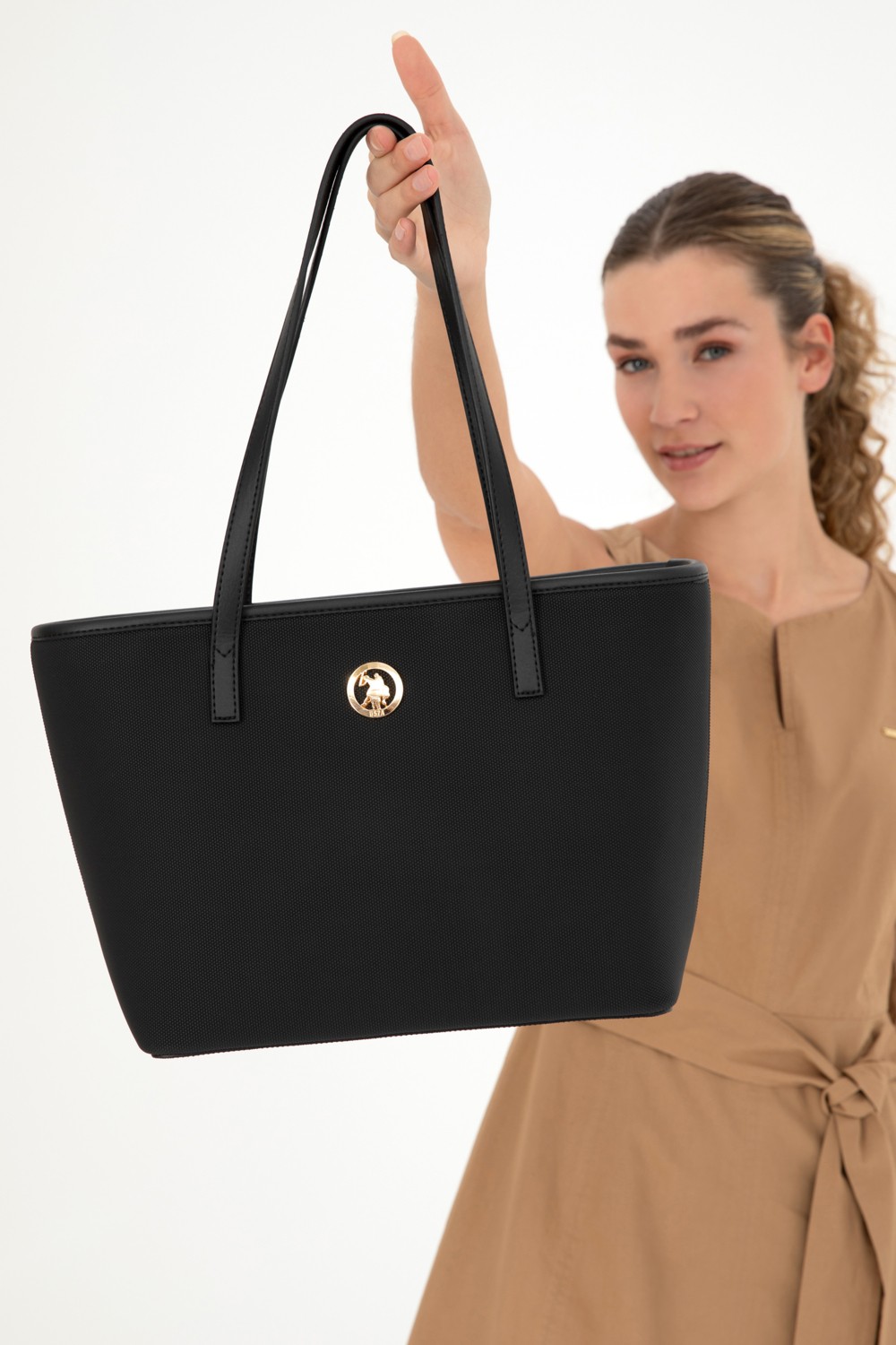 U.S. Polo Assn. Kadın Siyah Omuz Çantası 50293676-VR046