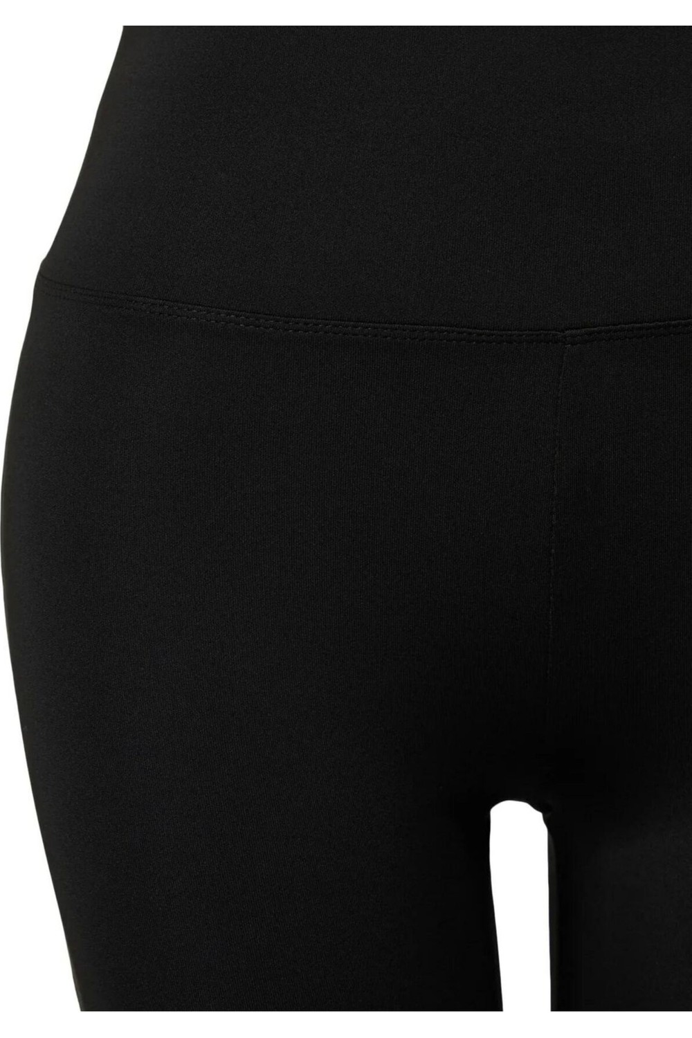 Banega Curve Kadın Büyük Beden Yüksek Bel Toparlayıcı Örme Biker Şort Kısa Antrasit Tayt görsel 3