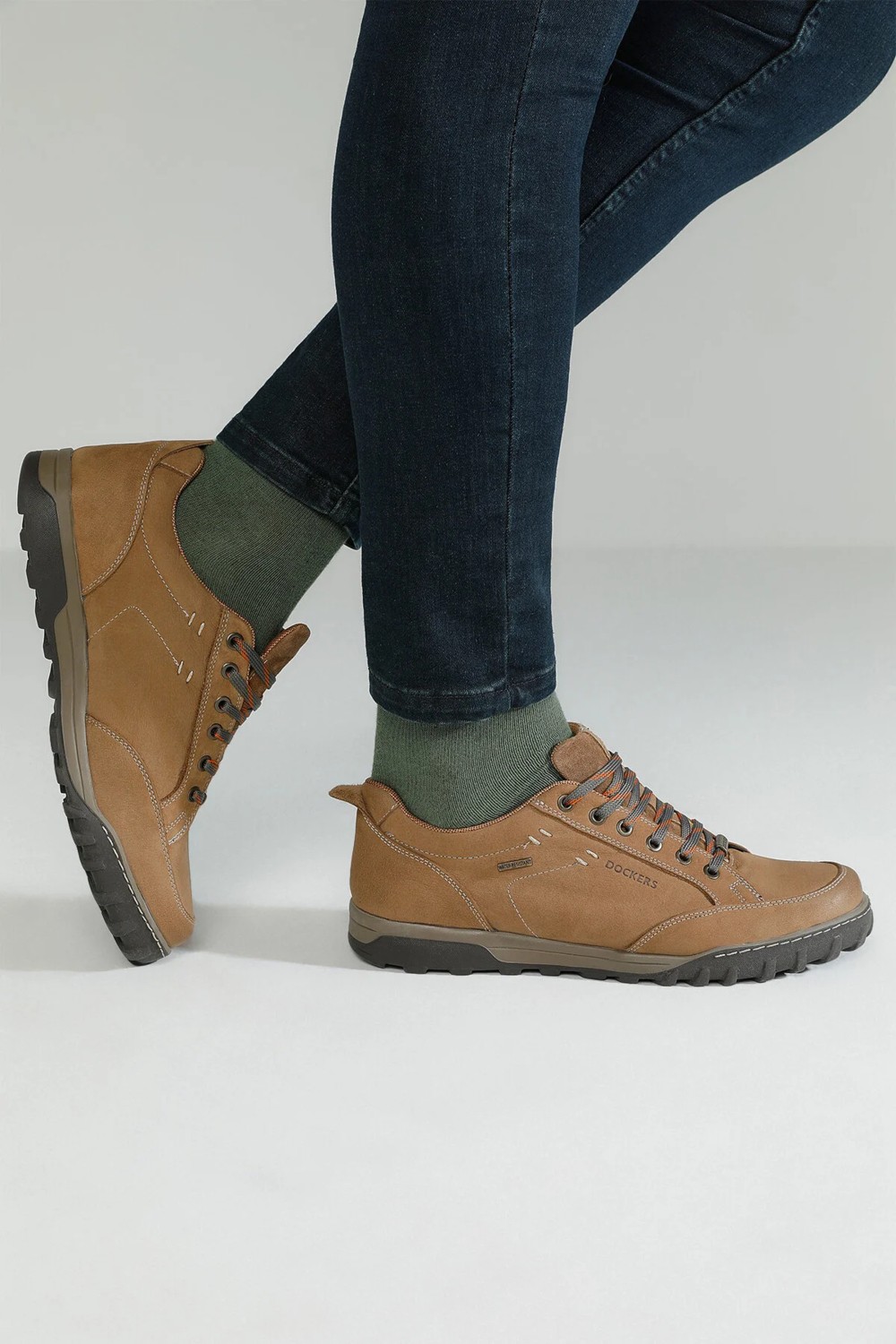 Dockers By Gerli 217111 2pr Hakiki Deri Termo Kaymaz Taban Erkek Outdoor Kum görsel 3