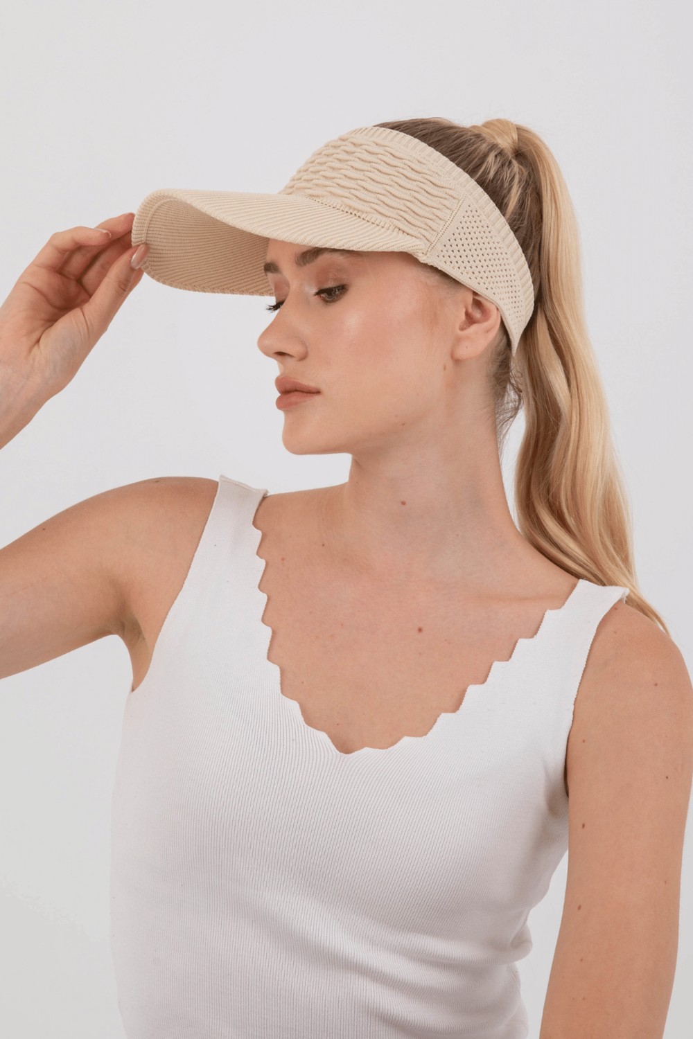 Hat Town Uv Koruyucu Esnek Vizör Şapka Tenis Şapka
