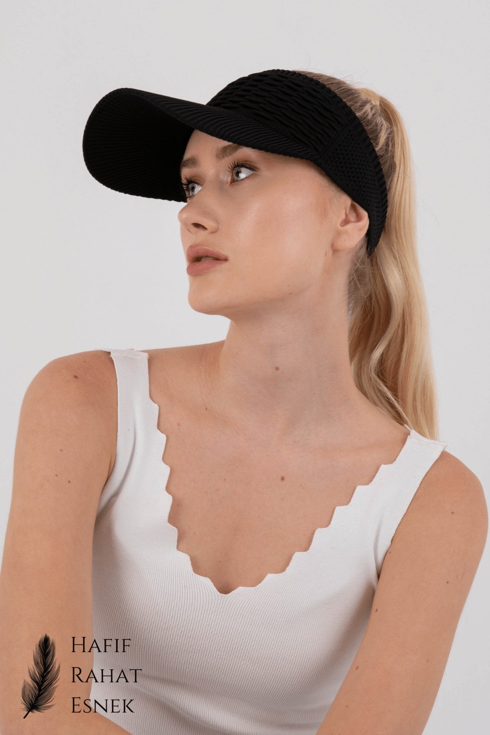 Hat Town Uv Koruyucu Esnek Vizör Şapka Tenis Şapka