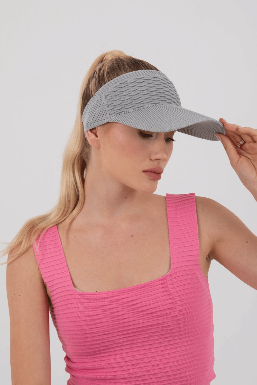 Hat Town Uv Koruyucu Esnek Vizör Şapka Tenis Şapka görsel 8