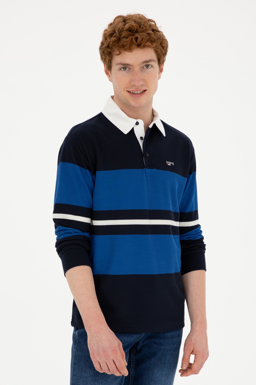 U.S. Polo Assn. Erkek Yeşil Sweatshirt 50270837-VR054 görsel 8