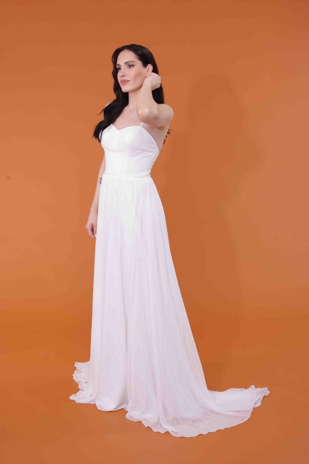 Bride In Love Helen Şifon Gelinlik,nikah Elbisesi görsel 2