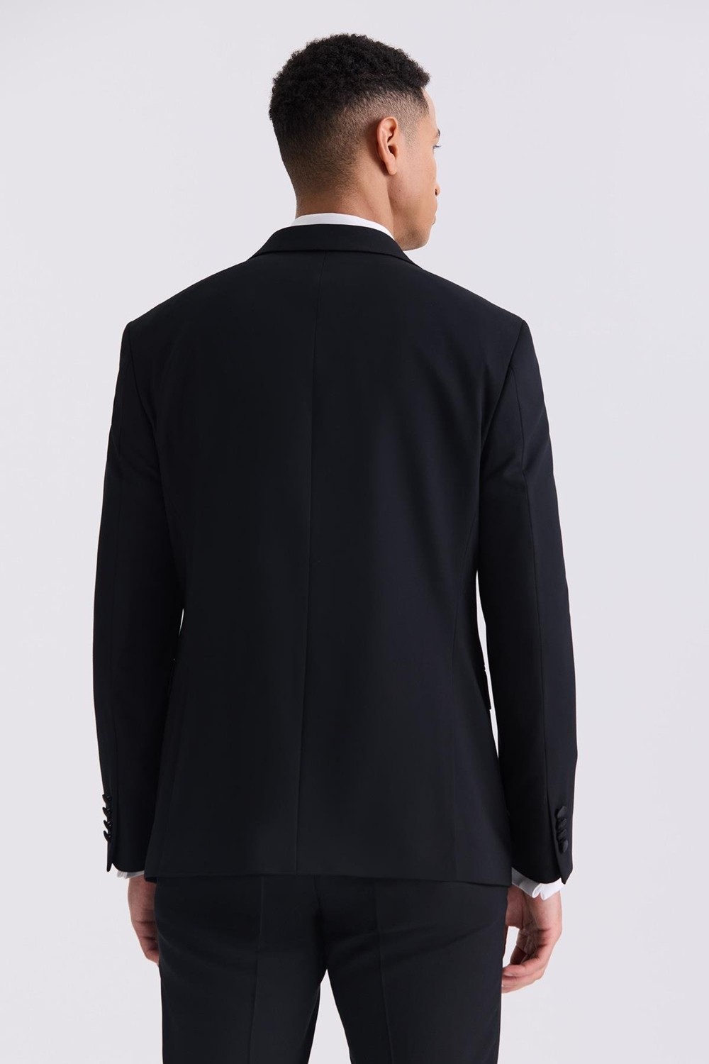 Jakamen Siyah Slim Fit Sivri Yaka Smokin Takım Elbise görsel 8