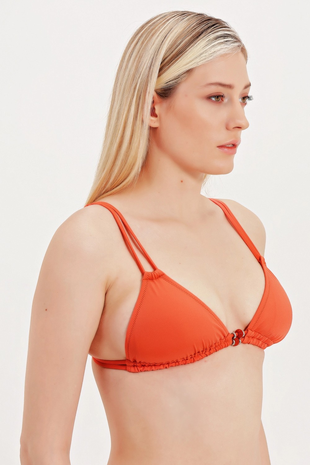 Zeki Global Cam Aksesuar Detaylı Üçgen Bikini görsel 8
