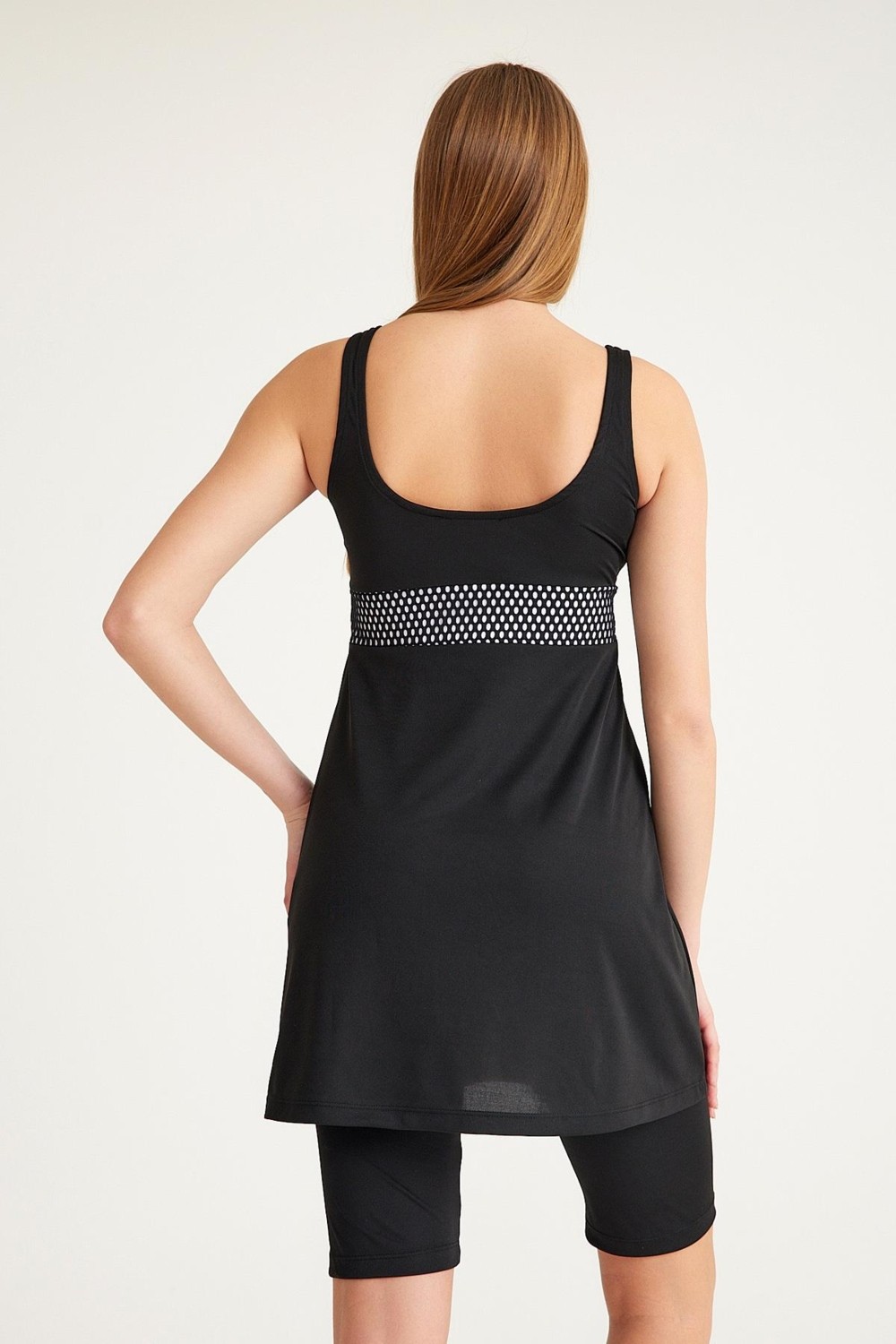 Signature Style 2236_ASKILI File Detaylı Likralı Yarı Kapalı Mayo görsel 4