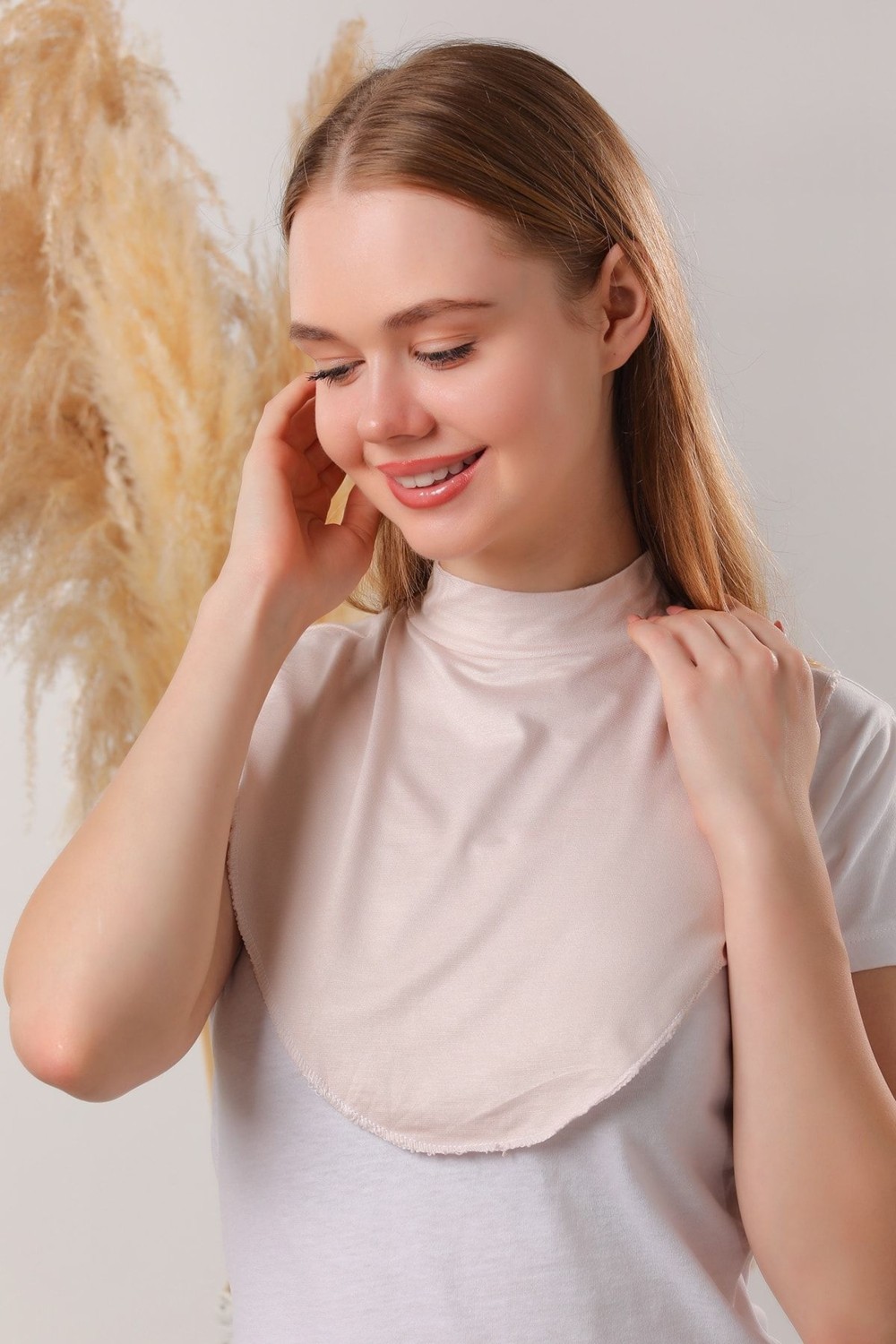 Melodi Scarf Tesettür Boyunluk Siyah görsel 4