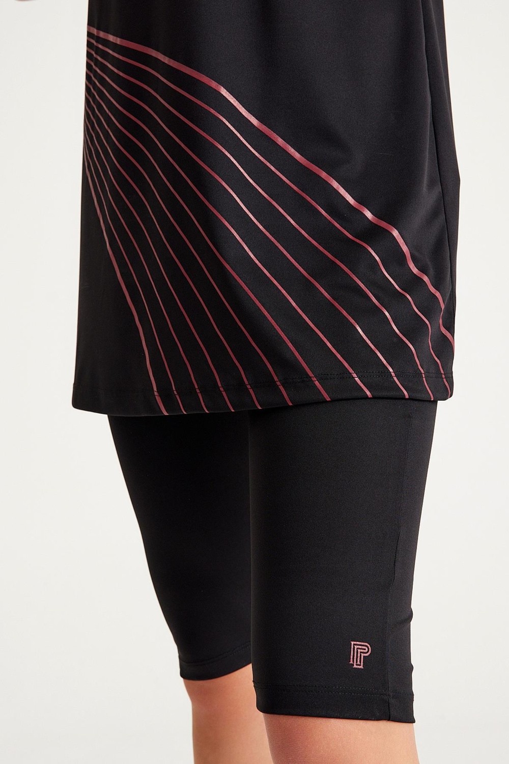Signature Style 2154_Baskılı Boneli Yarı Kapalı 3'lü Mayo görsel 5
