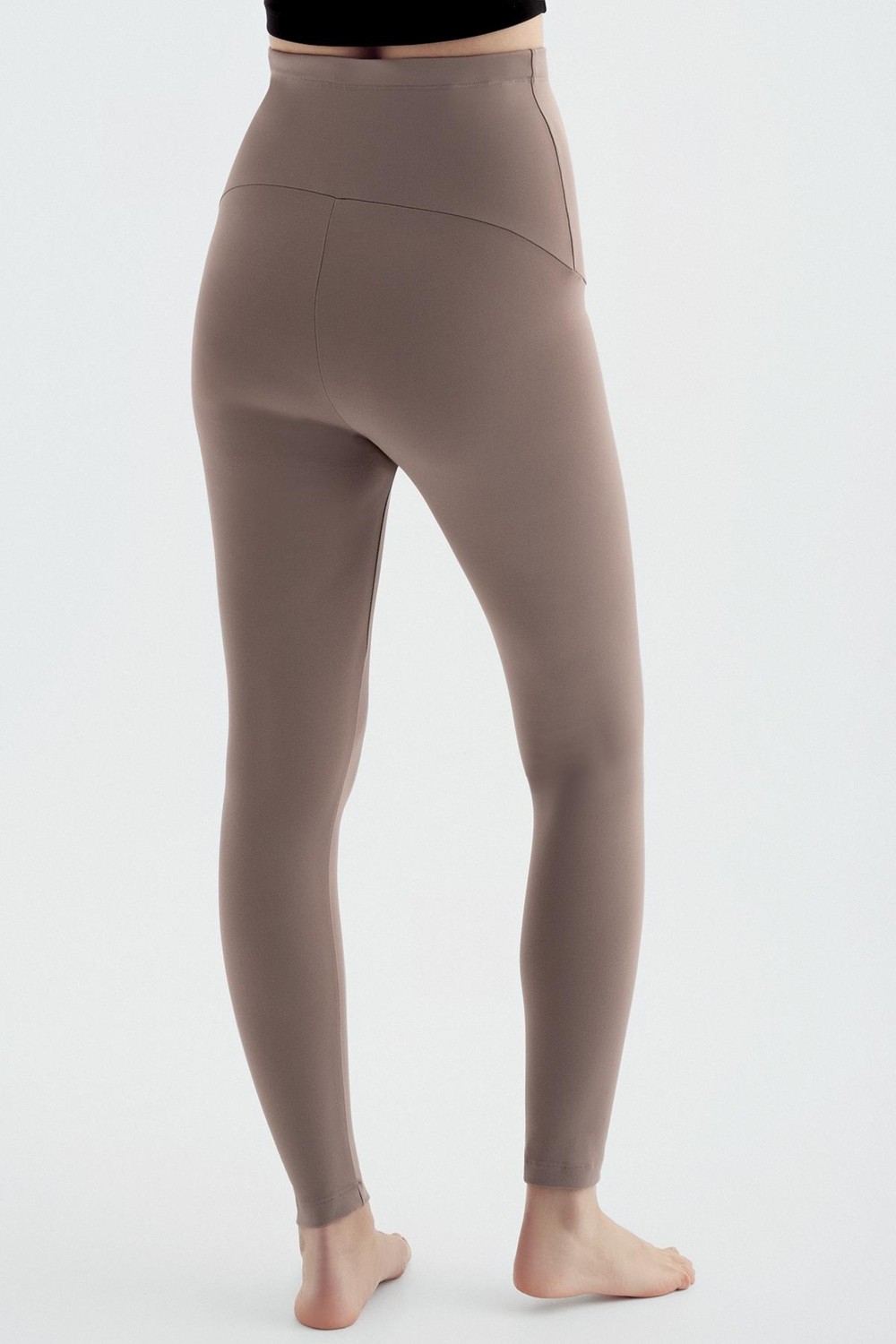 Artış Collection Artış Ayarlanabilir Bel Kahve Hamile Taytı T02 %90 Polyester %10 Elastan Konforlu Kullanım görsel 3