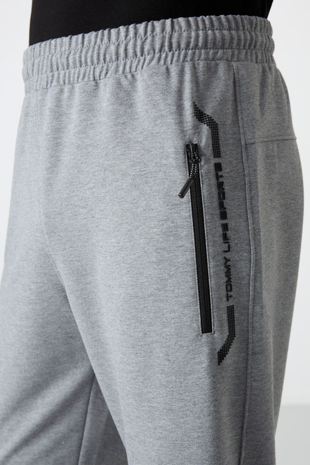 Tommy Life Indigo Fermuar Cepli Standart Kalıp Klasik Paça Erkek Kapri - 83091 görsel 3
