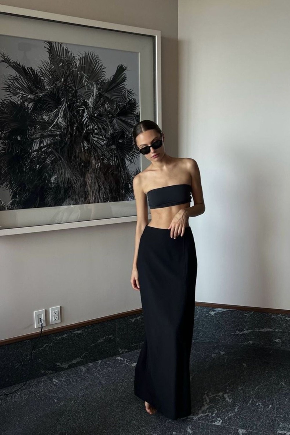 la & vetta Beyaz Maxi Basic Etek S Beden Uzunluk ve Renk Özellikleriyle Şıklık Sunar görsel 2