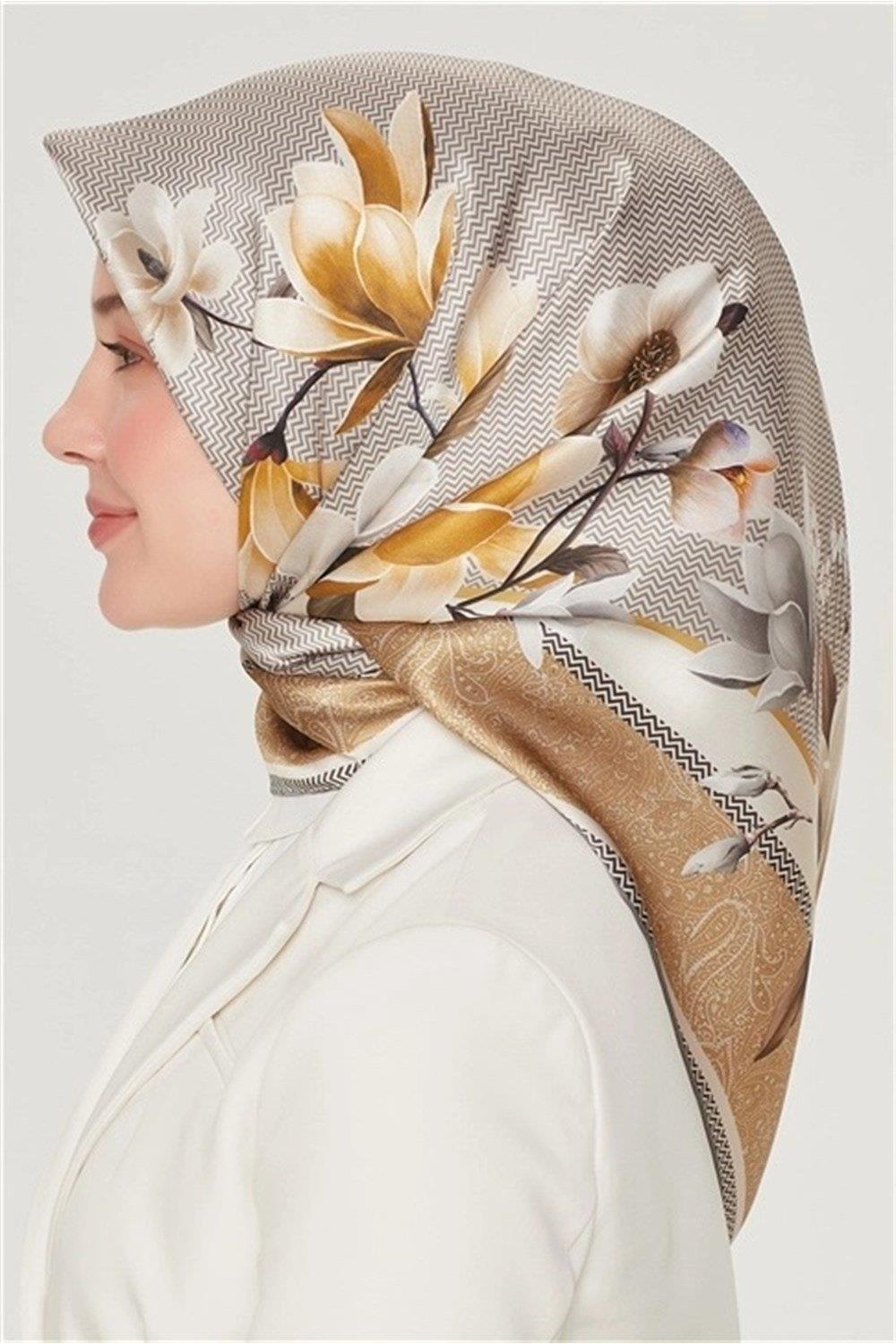 Armine Sport Twill Eşarp - 8532-102 Siyah görsel 6