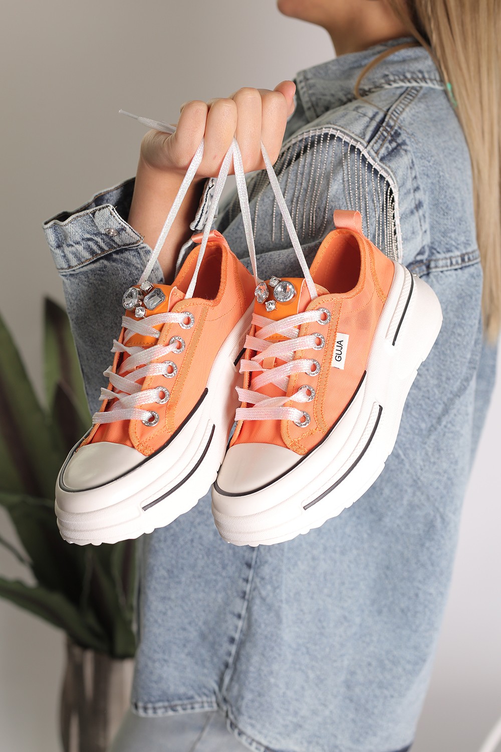 Elit Shoes Claudia Kalın Tabanlı Sneaker Bayan Ayakkabı