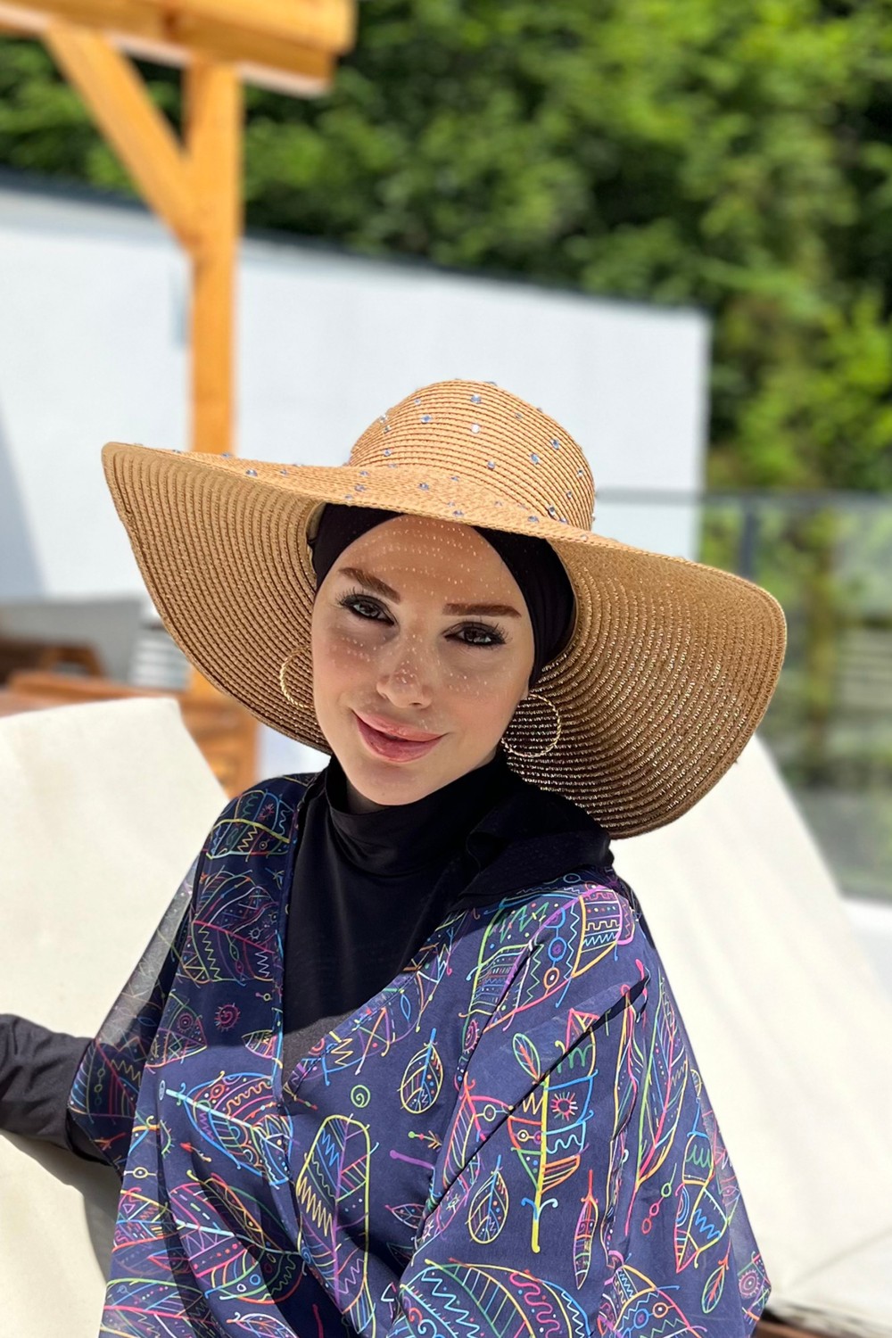 Remsa Mayo Remsa Taşlı Hasır Şapka Rş-96 Camel görsel 2