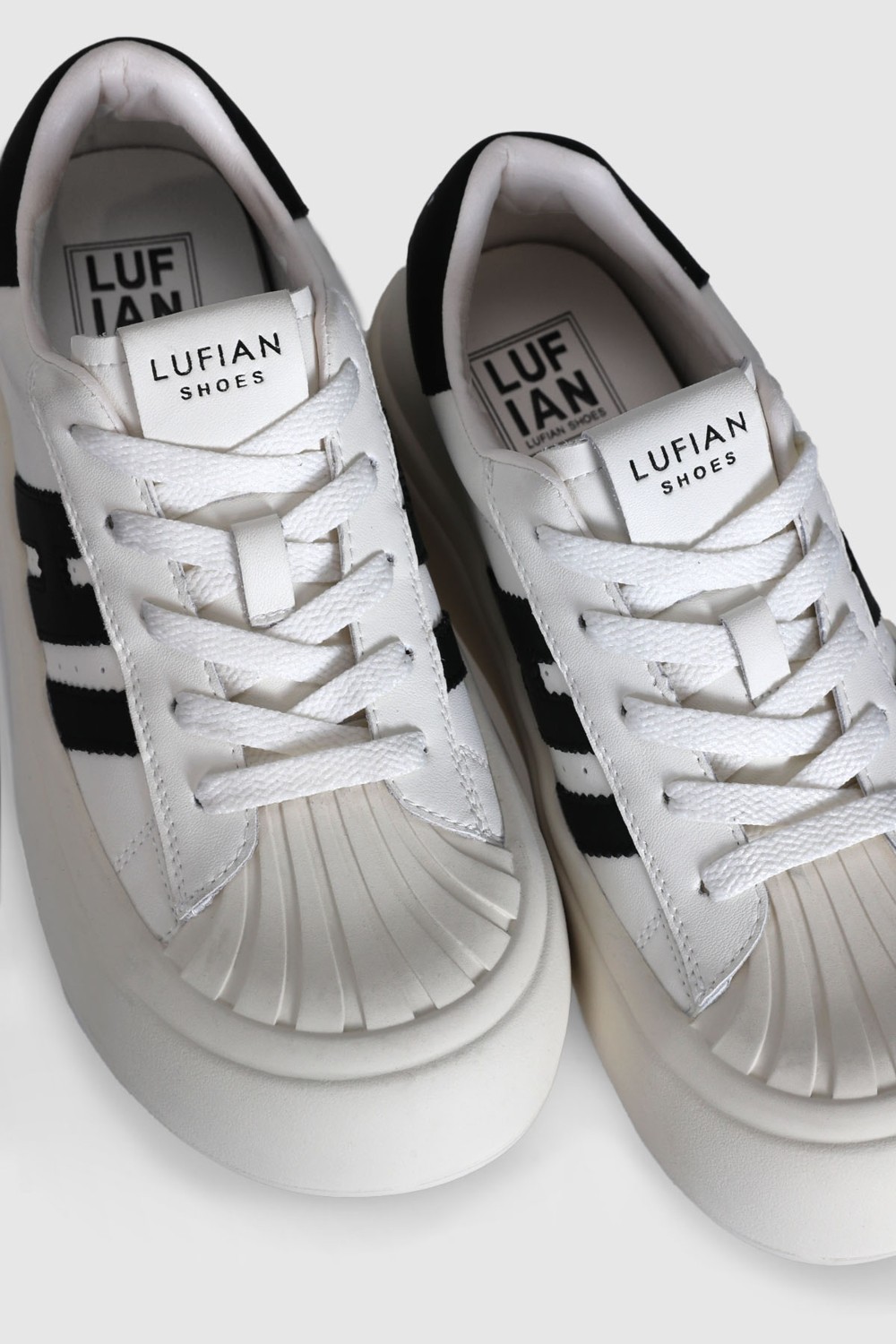 Lufian Amanda Kadın Sneaker Ayakkabı Beyaz görsel 8