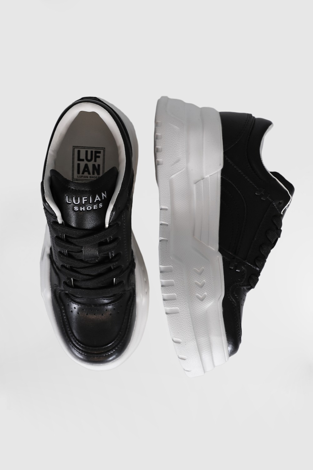 Lufian Darla Kadın Sneaker Ayakkabı Siyah görsel 5