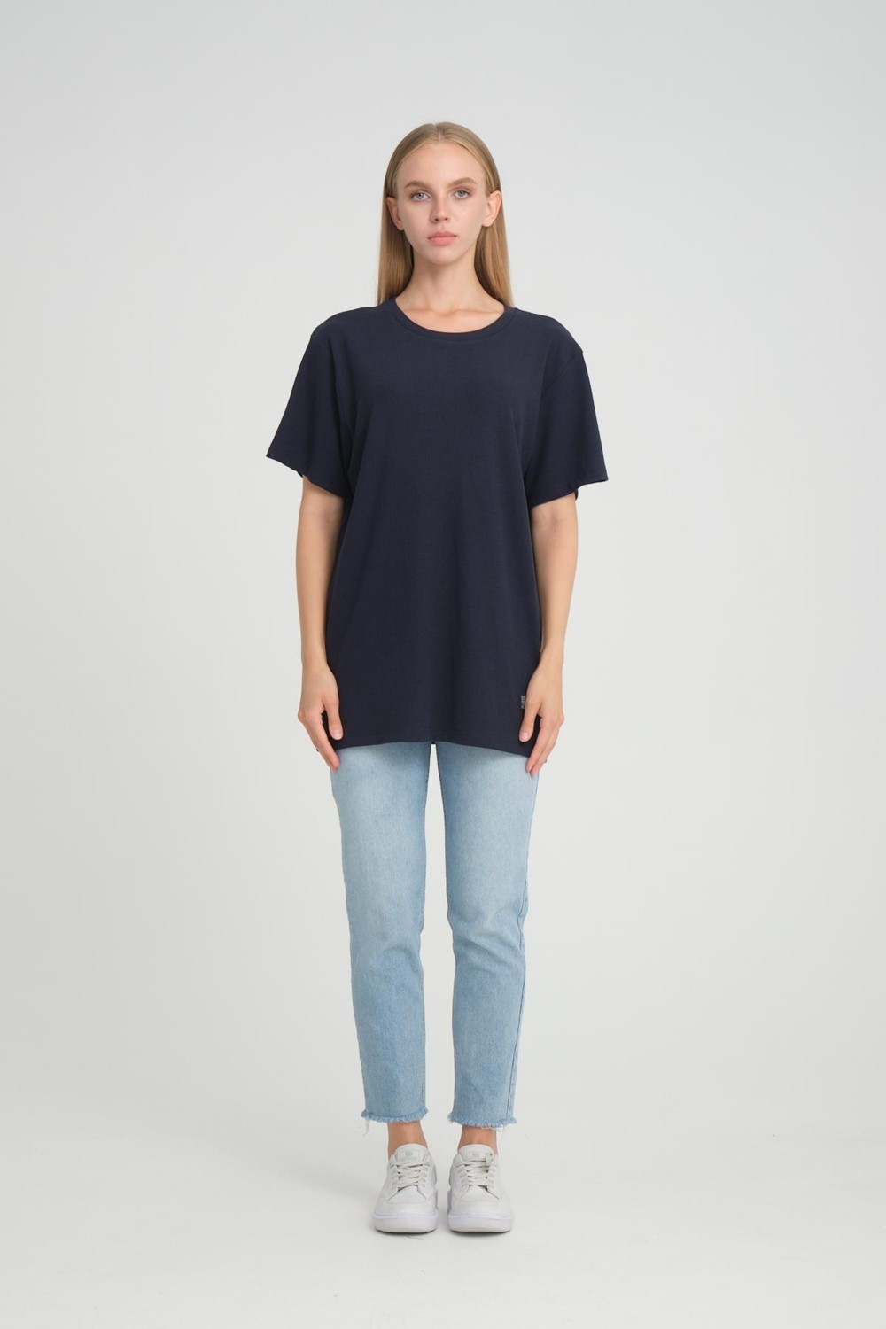 Alexander Gardi Bisiklet Yaka Fitilli Comfort Fit T-Shirt (E24-08301) görsel 2