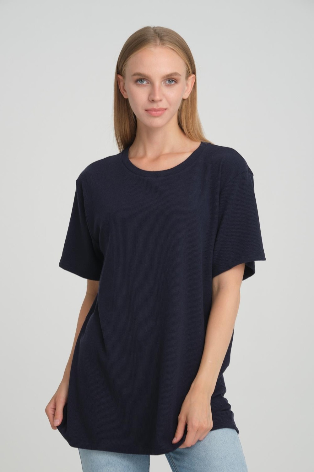 Alexander Gardi Bisiklet Yaka Fitilli Comfort Fit T-Shirt (E24-08301) görsel 3