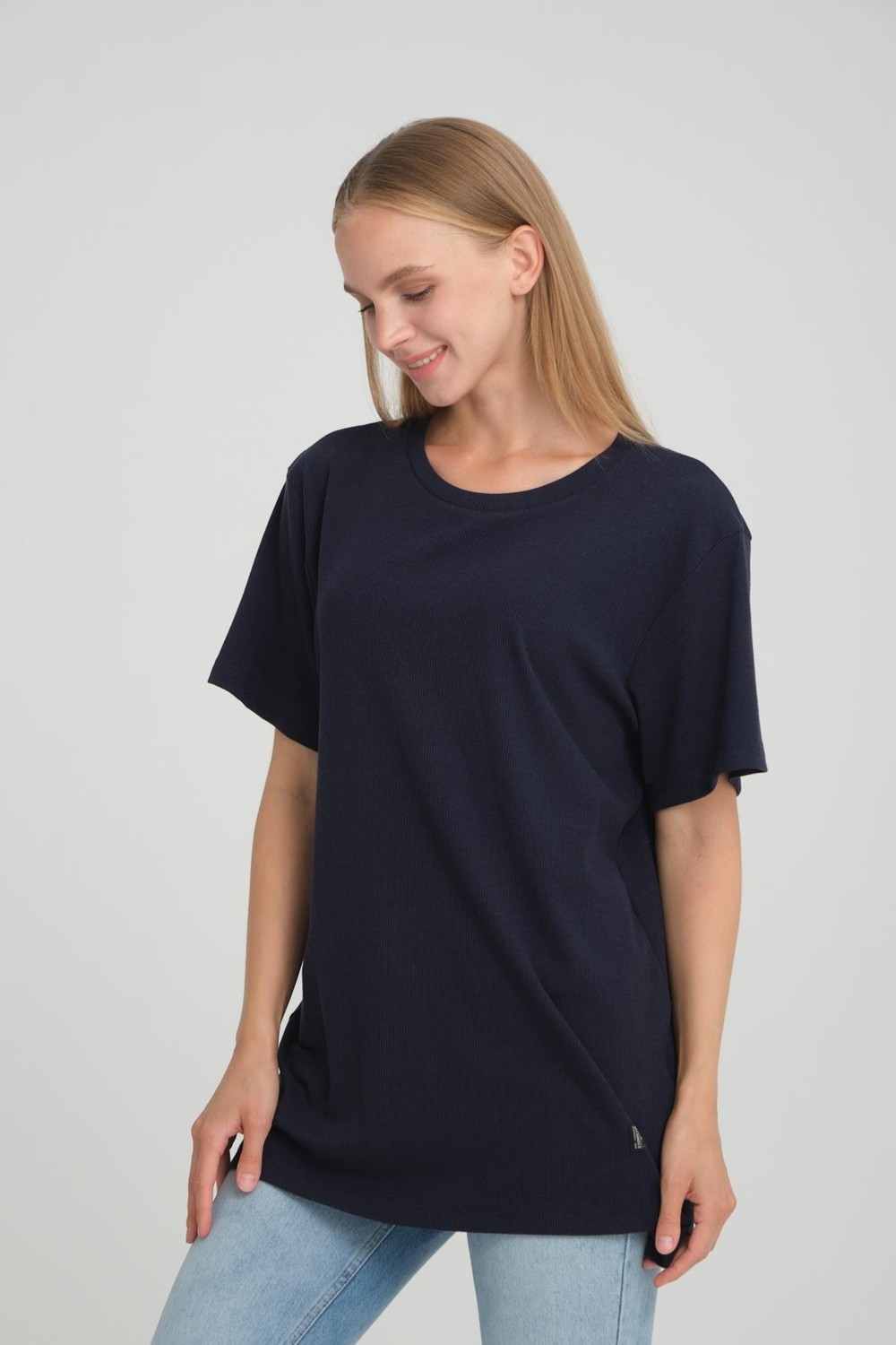 Alexander Gardi Bisiklet Yaka Fitilli Comfort Fit T-Shirt (E24-08301) görsel 4