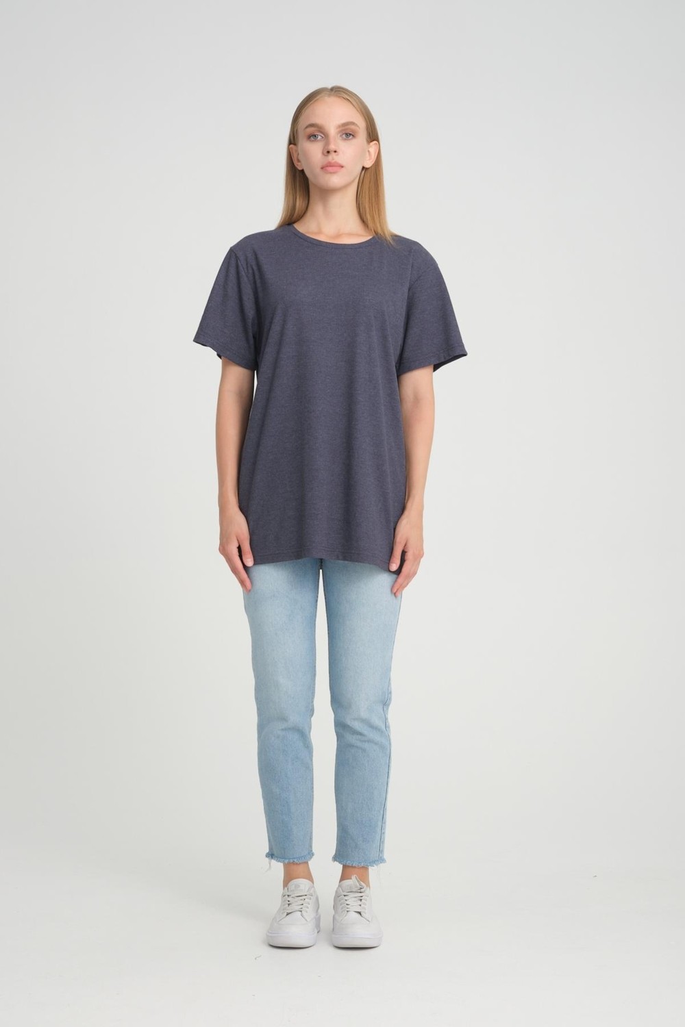 Alexander Gardi Bisiklet Yaka Fitilli Comfort Fit T-Shirt (E24-08301) görsel 7