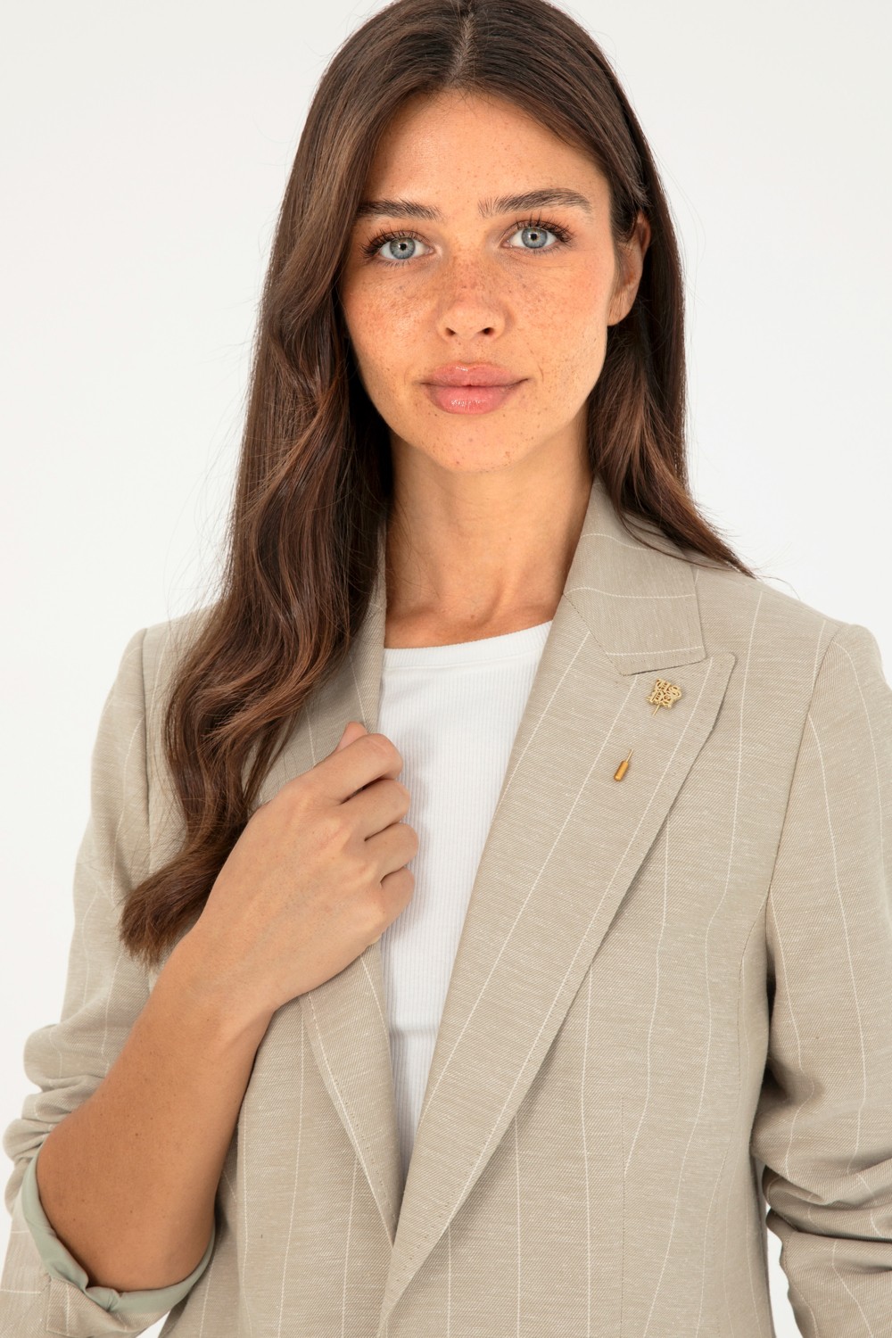 U.S. Polo Assn. Kadın Haki Ceket 50285344-VR027 görsel 2