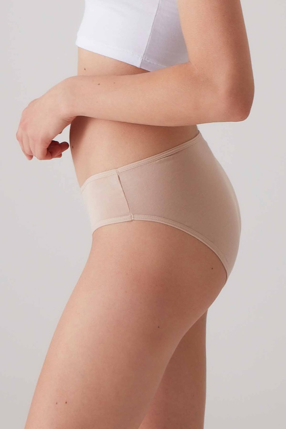 Pierre Cardin 5'li Ekonomik Paket 2956 Normal Bel Rahat Kalıp Pamuklu Classic Basic Standart Külot görsel 2