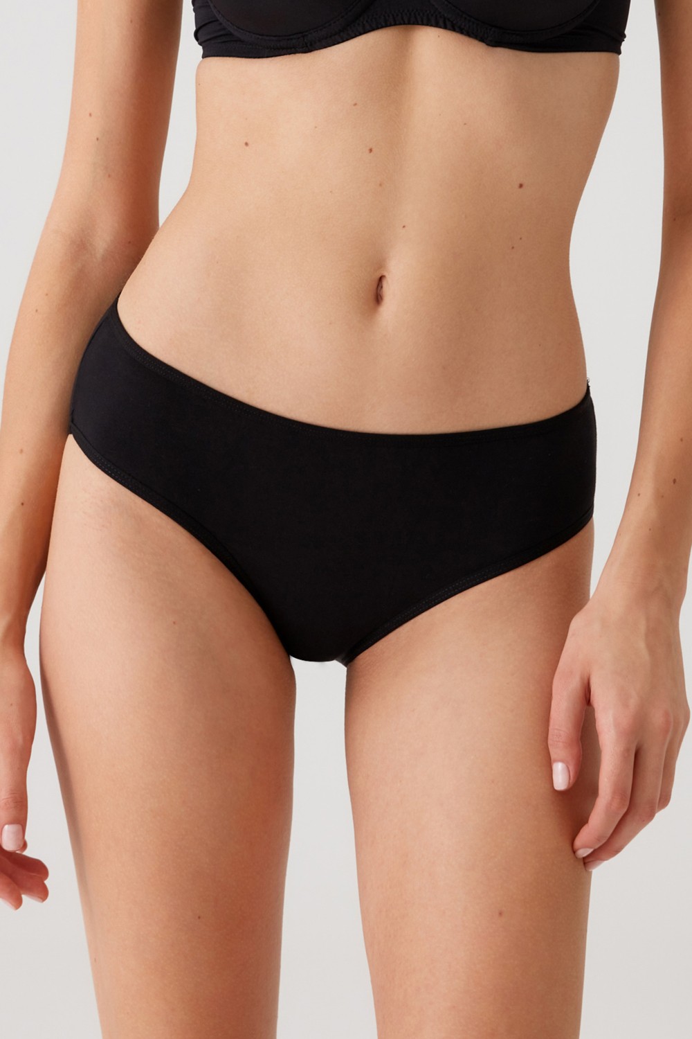 Pierre Cardin 5'li Ekonomik Paket 2956 Normal Bel Rahat Kalıp Pamuklu Classic Basic Standart Külot görsel 5