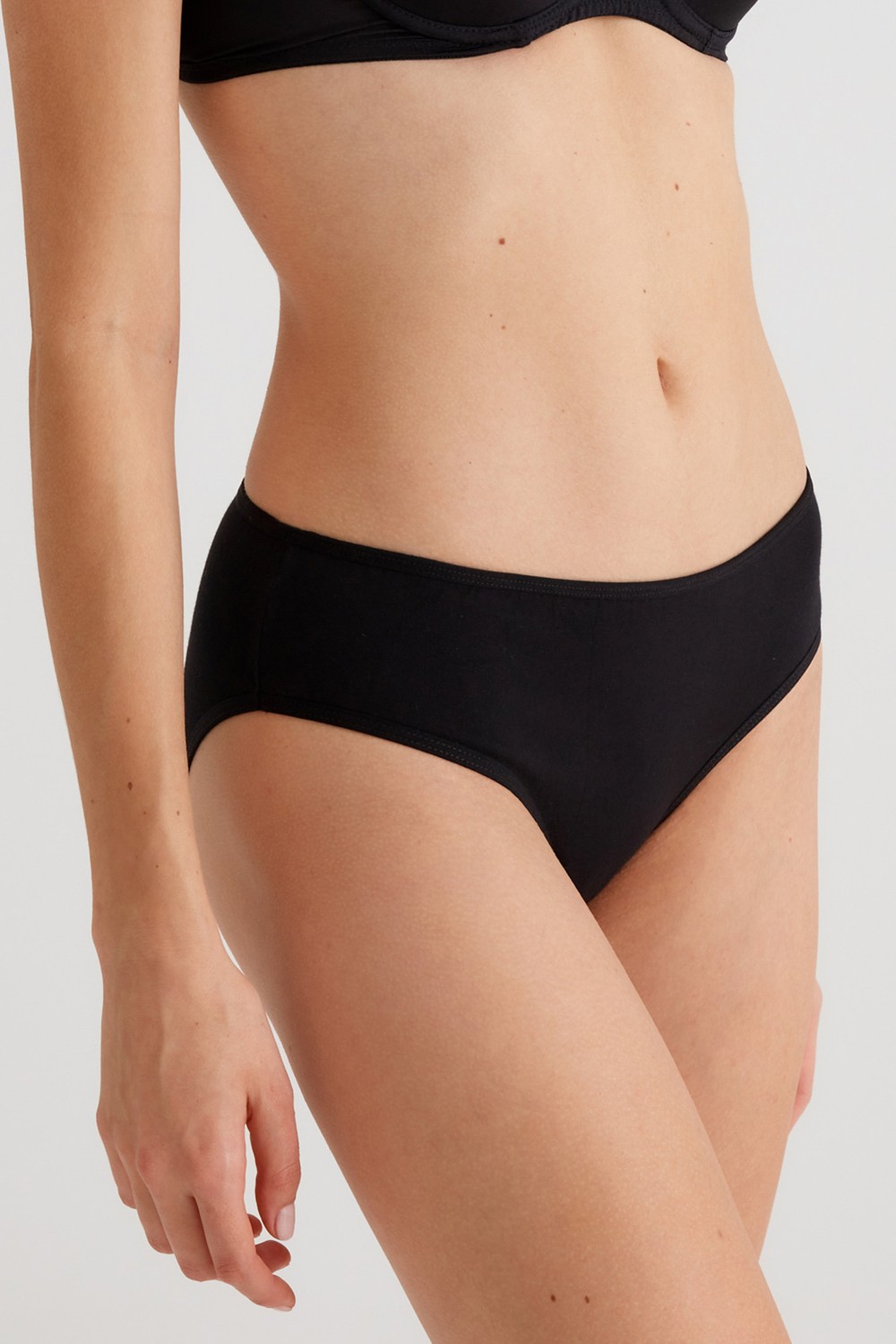 Pierre Cardin 5'li Ekonomik Paket 2956 Normal Bel Rahat Kalıp Pamuklu Classic Basic Standart Külot görsel 6