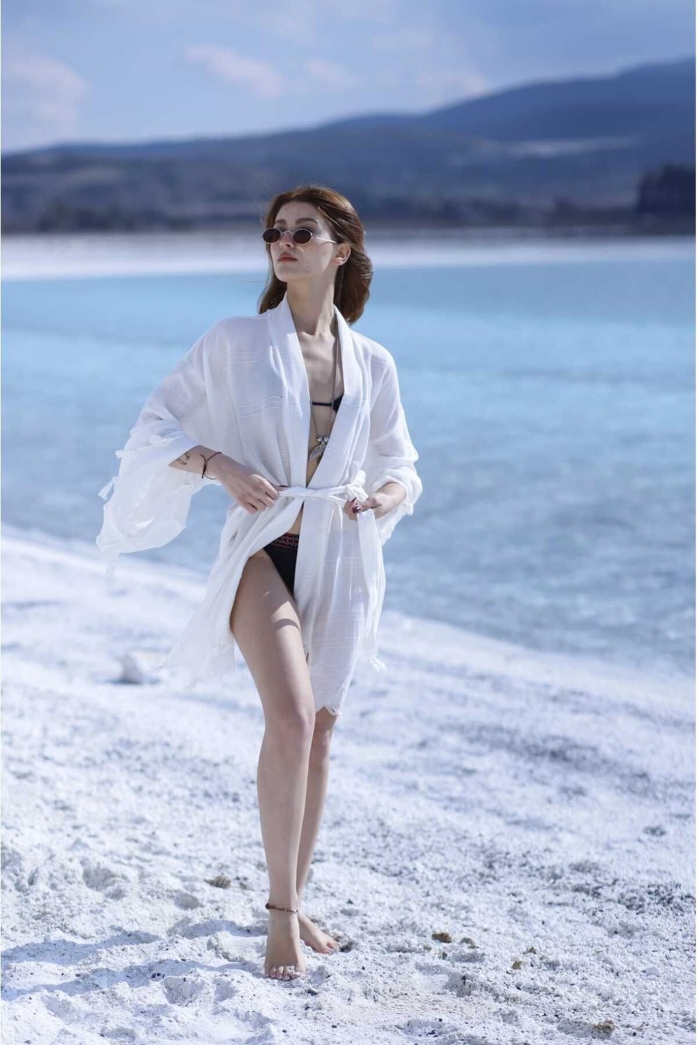 Hiera Made Organik Bambu Kısa Kimono