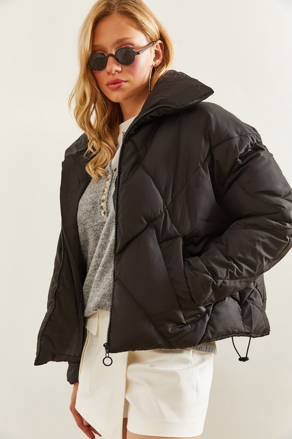 Shade Kadın Oversize Şişme Mont