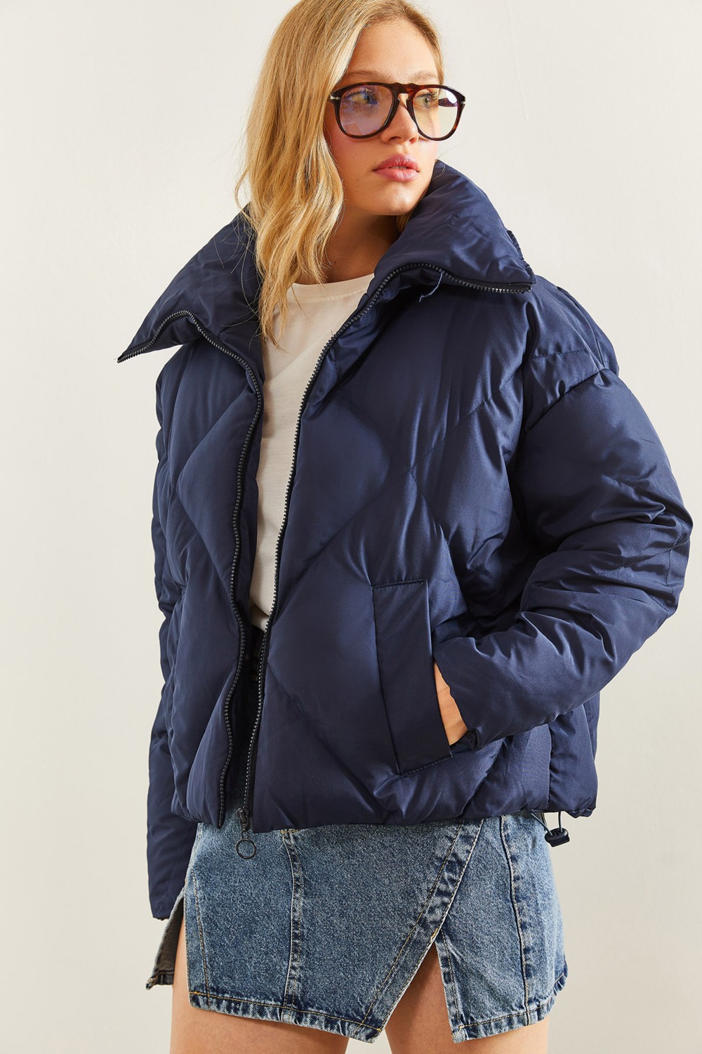 Shade Kadın Oversize Şişme Mont
