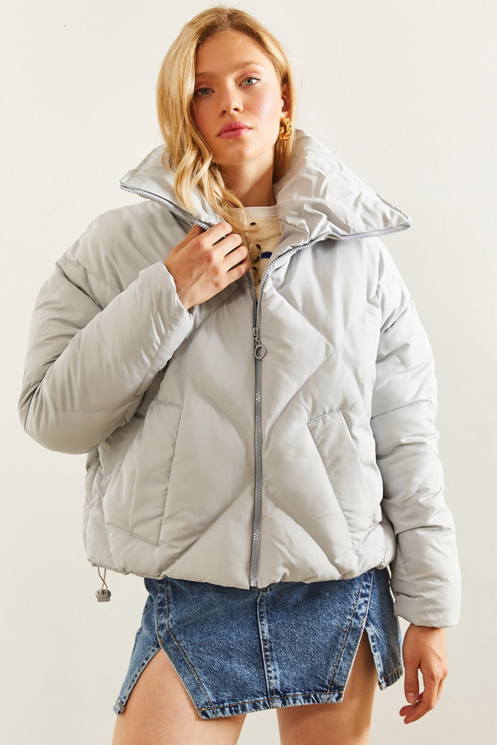 Shade Kadın Oversize Şişme Mont