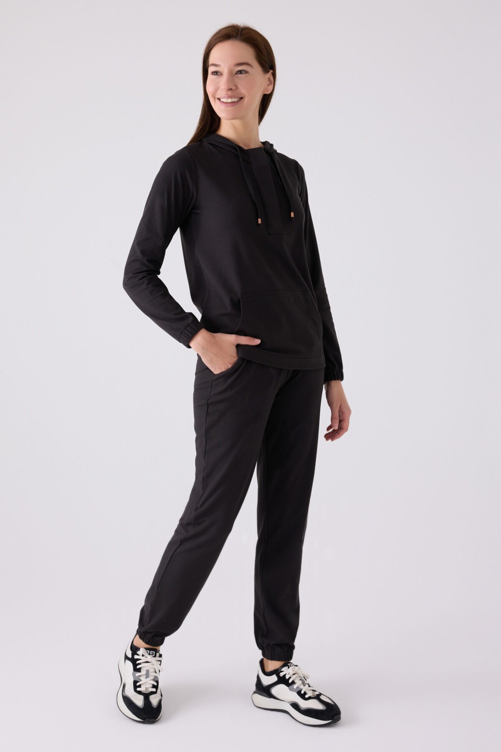 Pierre Cardin Pıerre Cardın Kadın Uzun Kol Pijama Takım PC8924 Kum