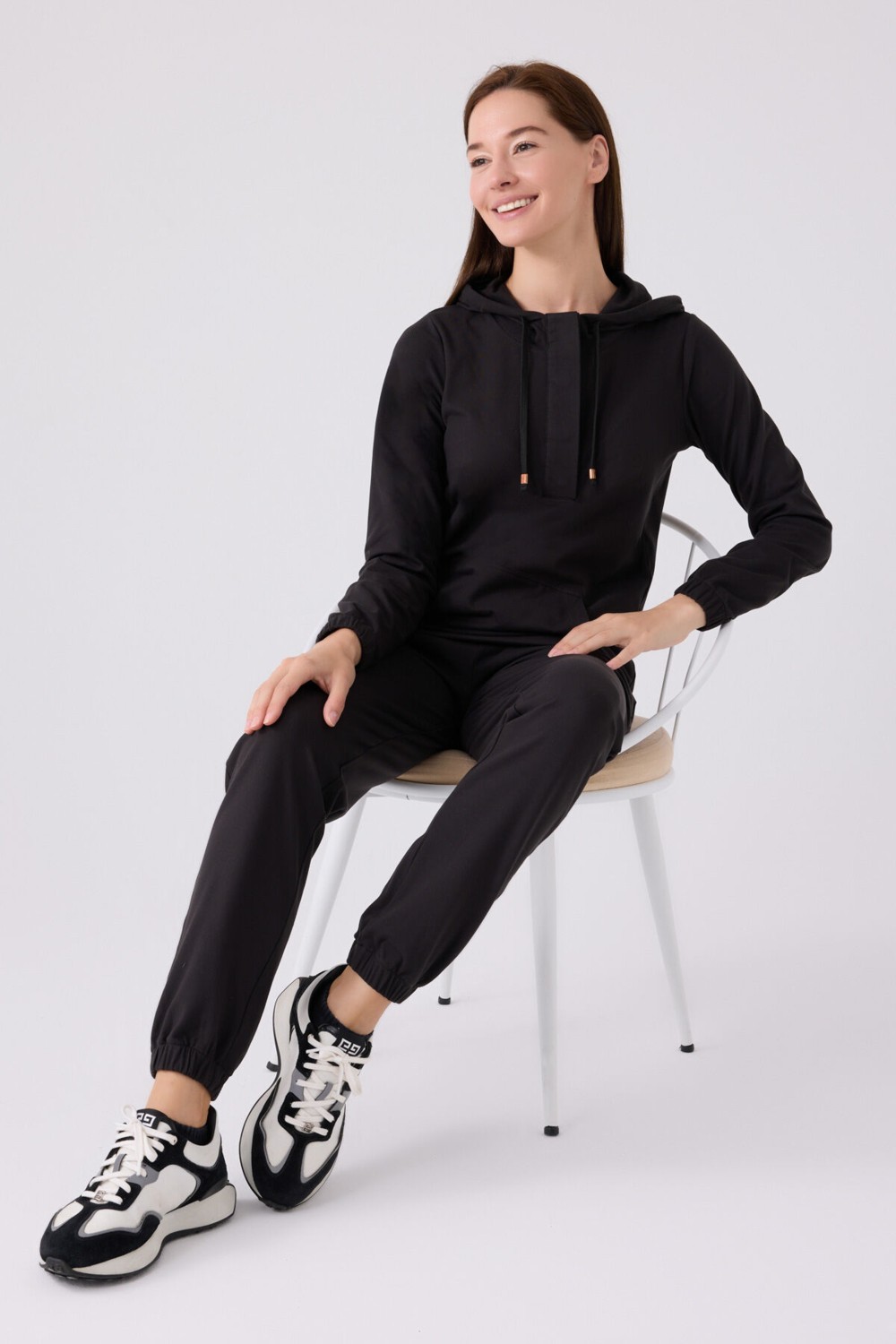 Pierre Cardin Pıerre Cardın Kadın Uzun Kol Pijama Takım PC8924 Kum görsel 3
