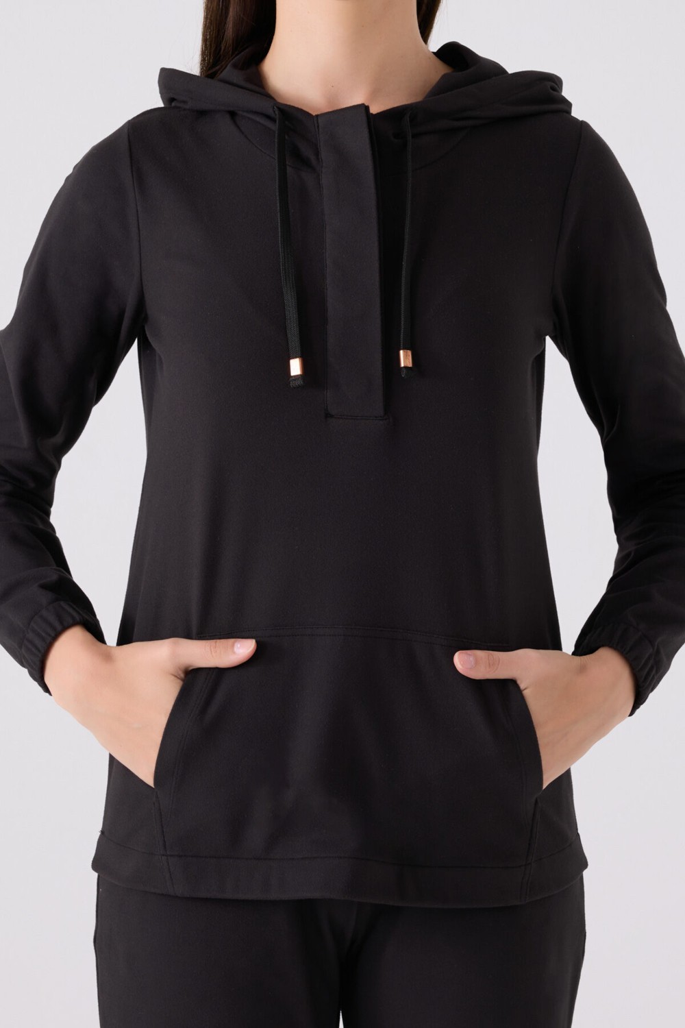 Pierre Cardin Pıerre Cardın Kadın Uzun Kol Pijama Takım PC8924 Kum görsel 5