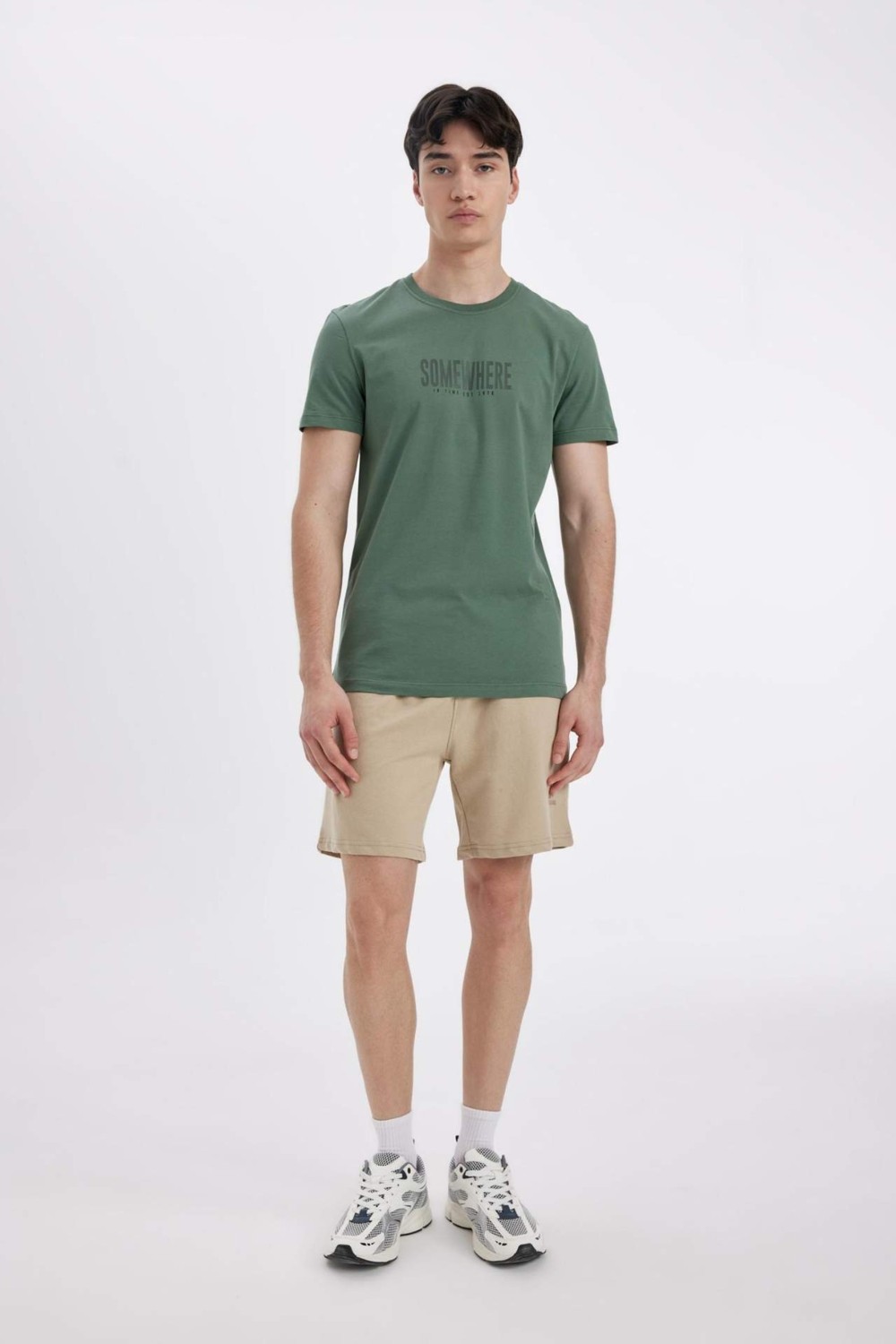 DeFacto Slim Fit Dar Paça Şort A3893AX24HS